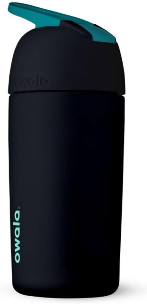 Owala Kids Flip - Stainless Steel - 14-oz. - Black/Black (Night Light) - Black/Black (Night Light) 