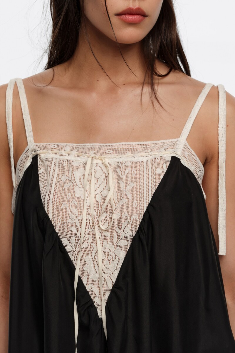 VESTIDO TIRANTES Negro