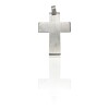 Dije Cruz-Plata 925 esterlina-Sin Piedra-CP3157 sinpiedra
