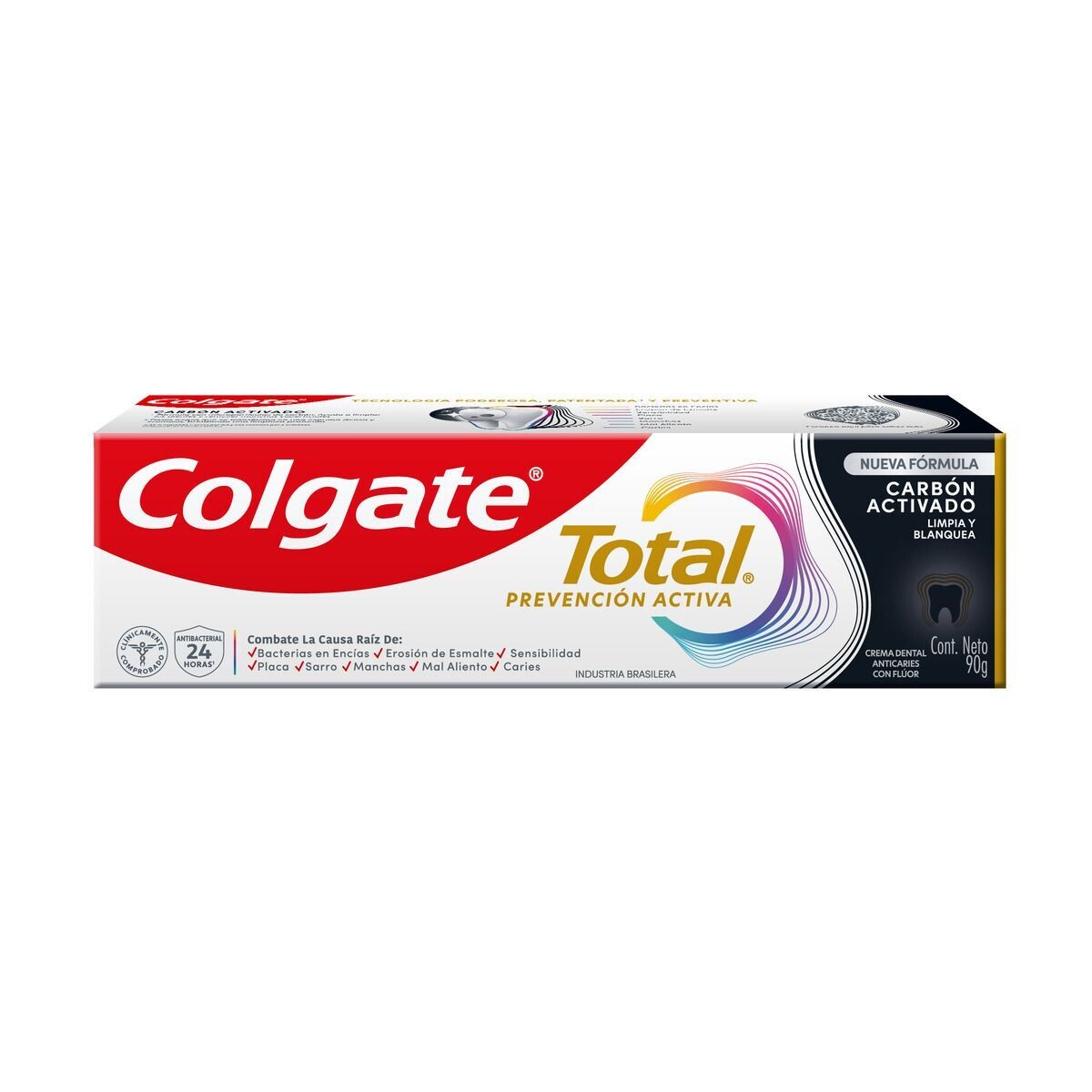 COLGATE CR.DENTAL 12 HORAS CARBON UNID. 
