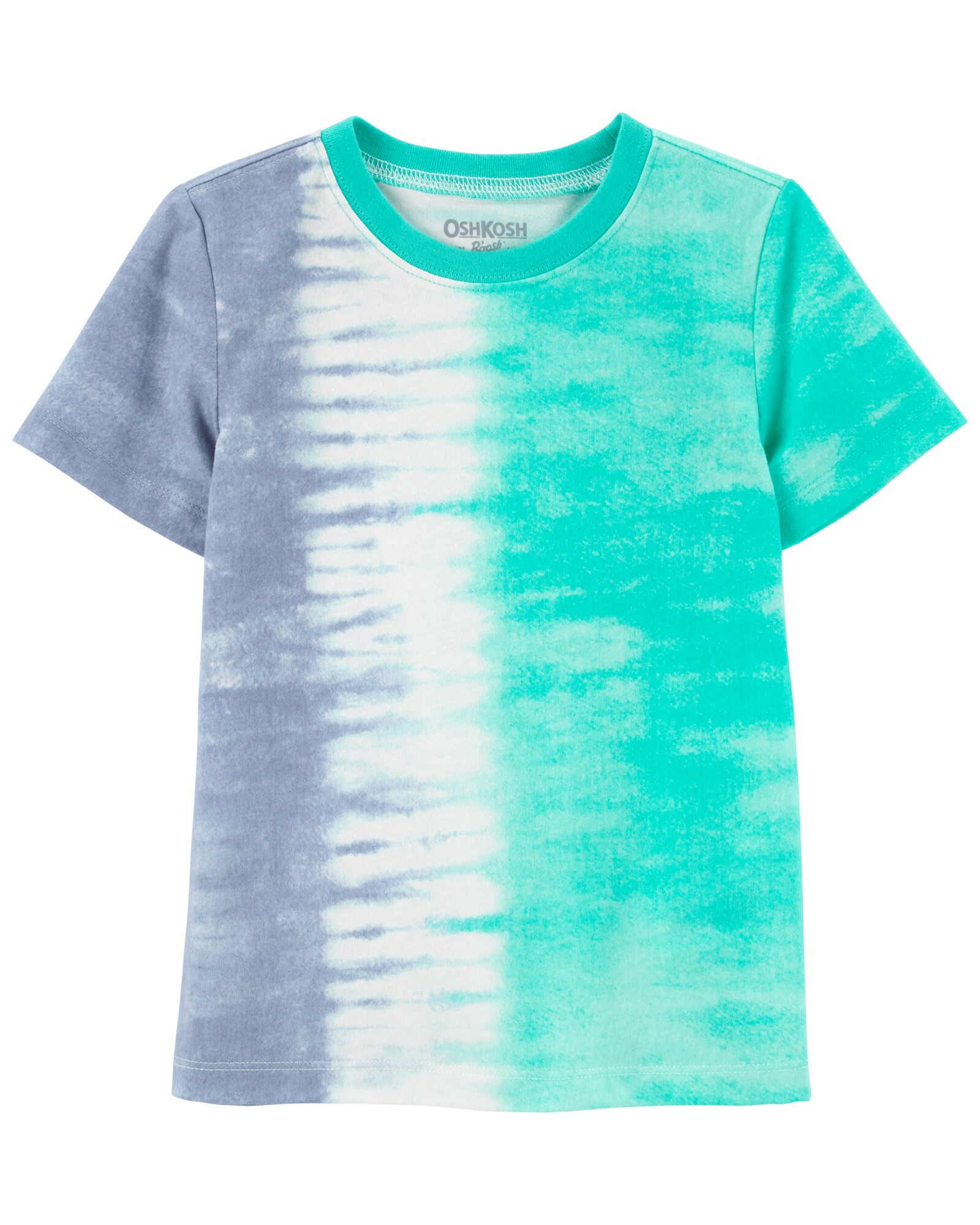 Remera de algodón manga corta diseño tie dye. Talles 2-5T Sin color