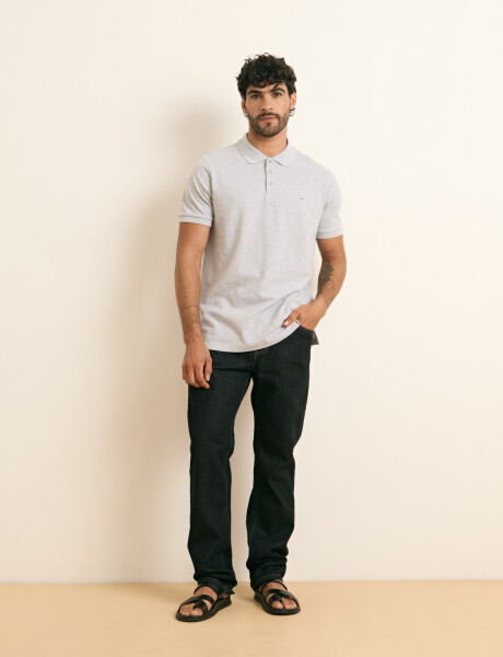 520752 REMERA HARRINGTON LABEL Gris Melange