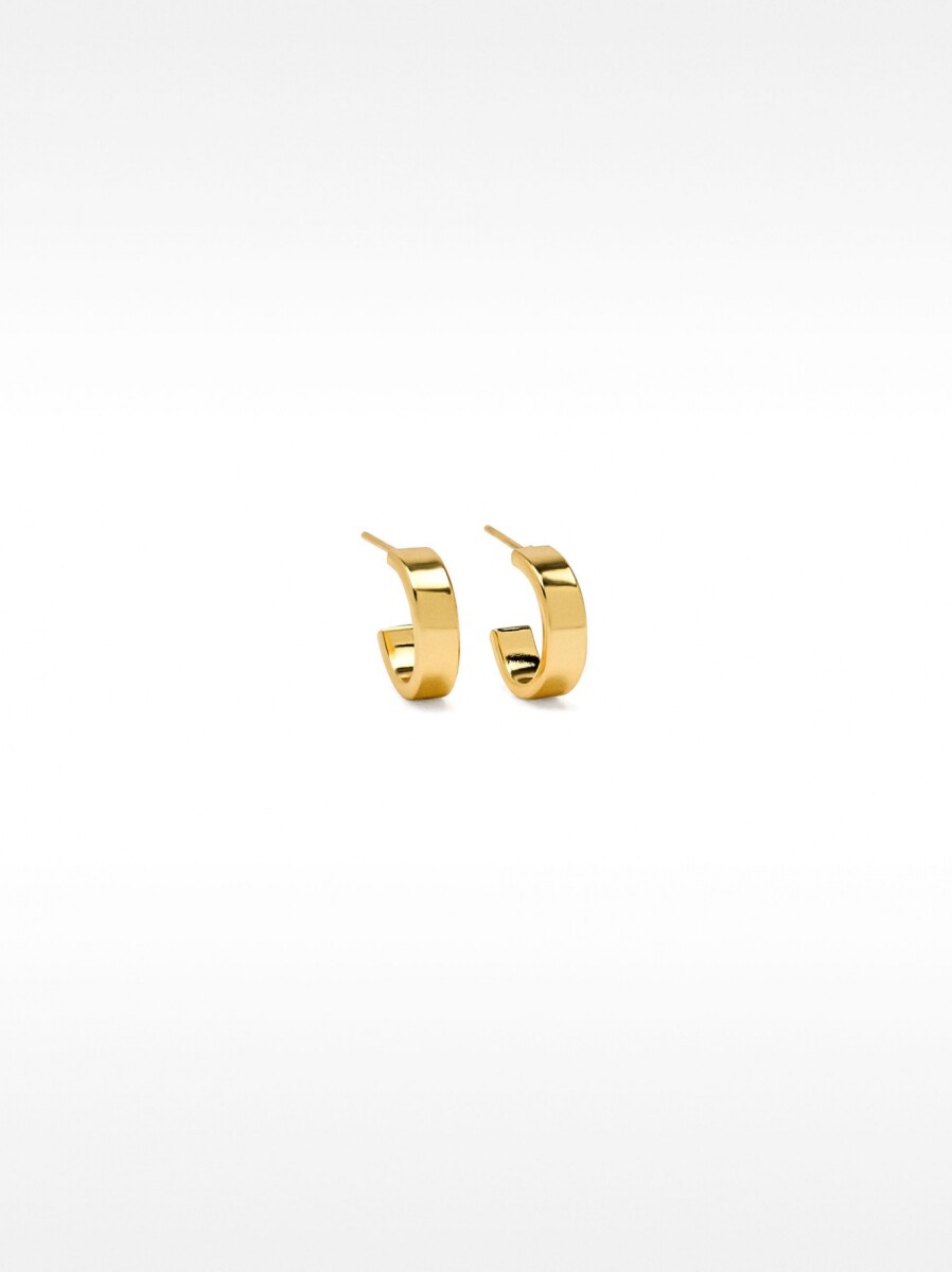 Aros Pequeños Básicos - dorado 