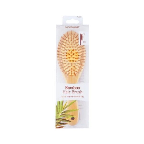 Cepillo para Cabello Bamboo Hair Brush Ovalado Cepillo para Cabello Bamboo Hair Brush Ovalado