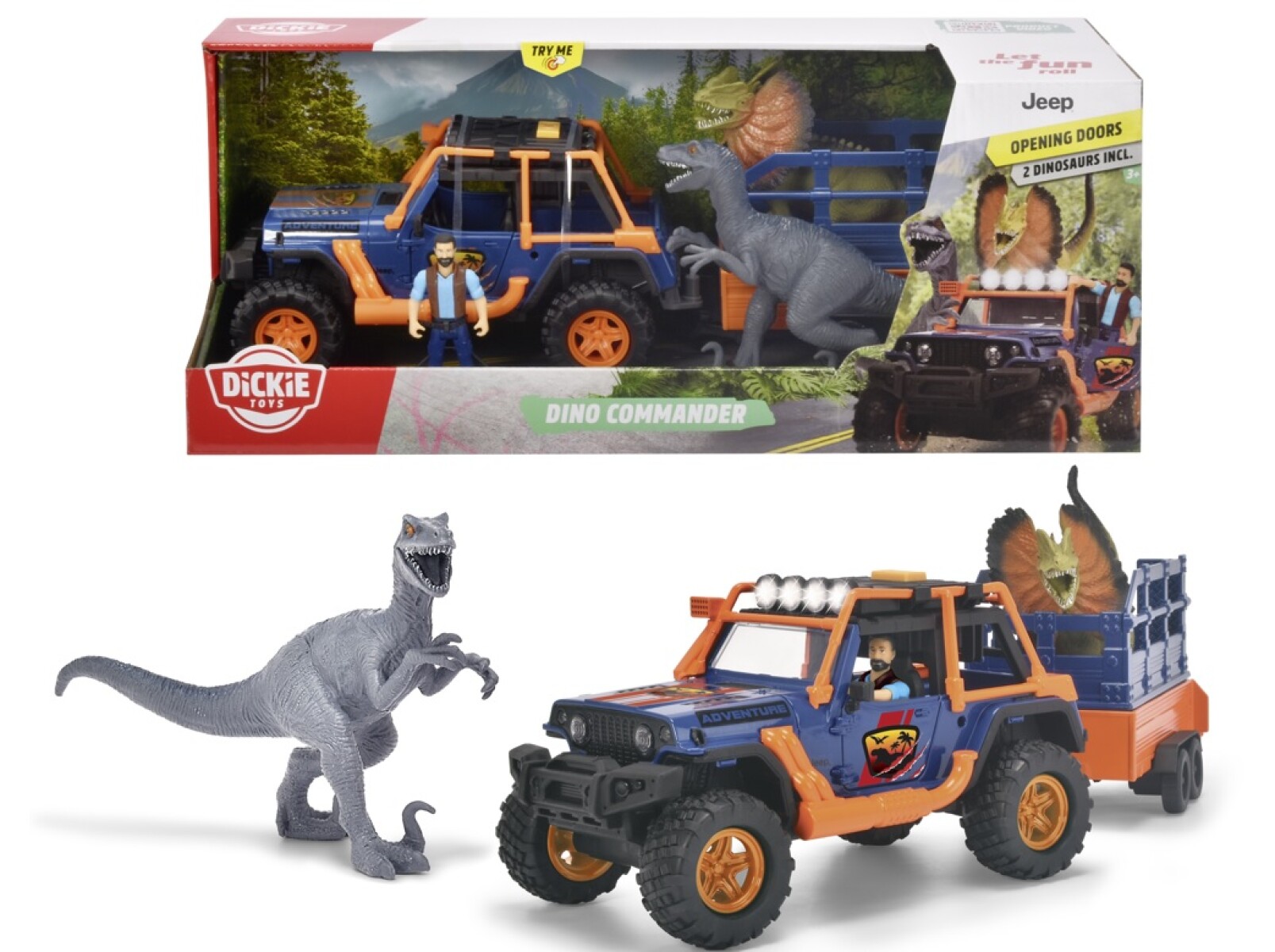 Jeep Dickie Toys Dino Commander 