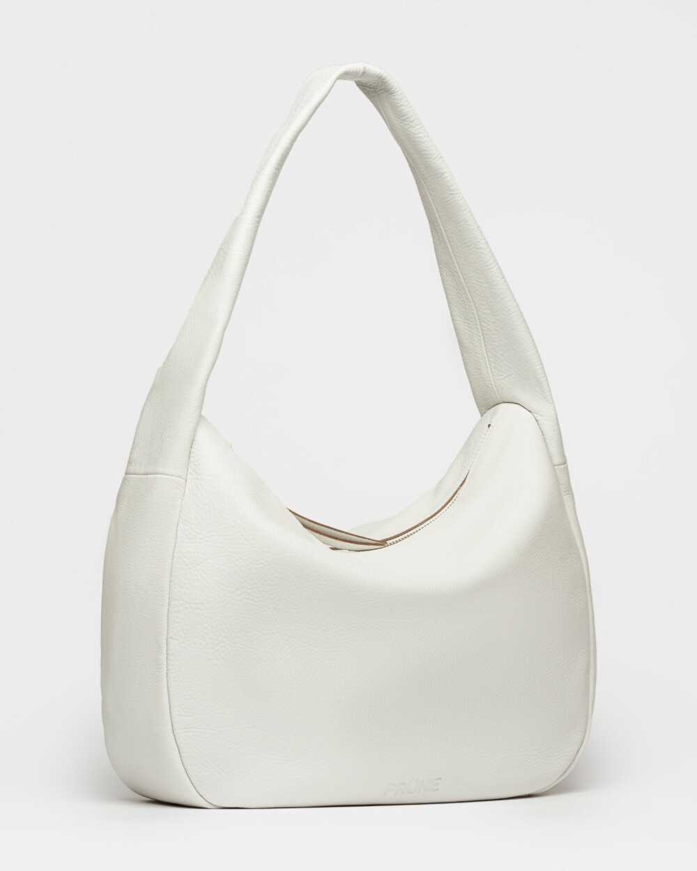 Bolso Nicky en cuero graneado Blanco