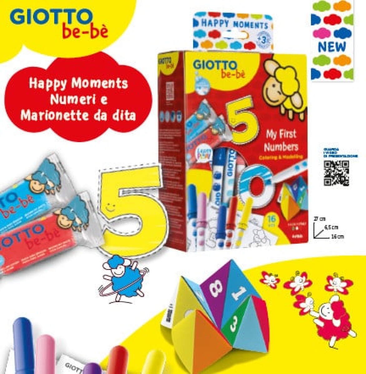 Set Giotto Bebe My First Numbers 