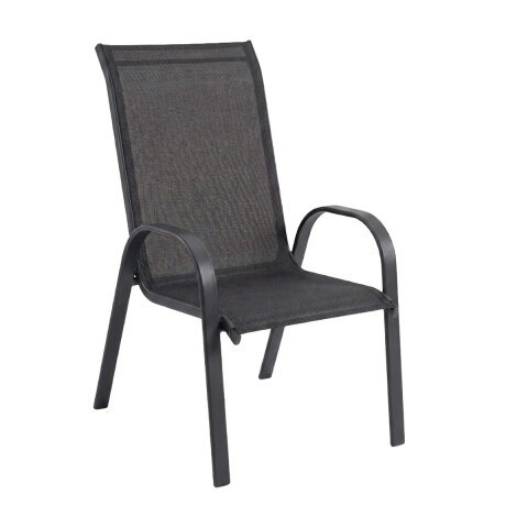 SILLA NEGRO P/JARDIN 54X66X95CM Unica