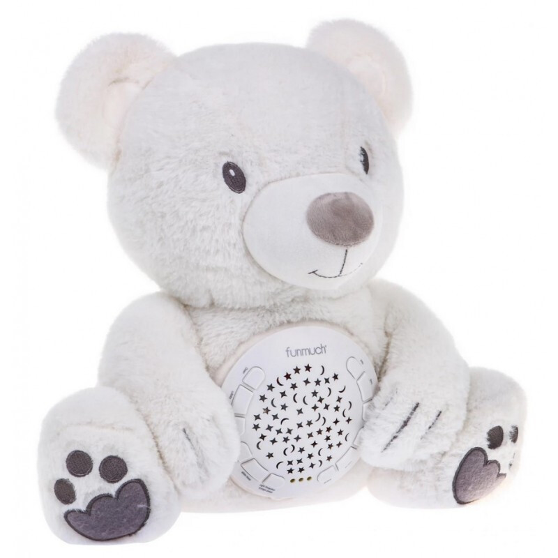 Proyector Velador de Peluche con Musica y Luz Oso