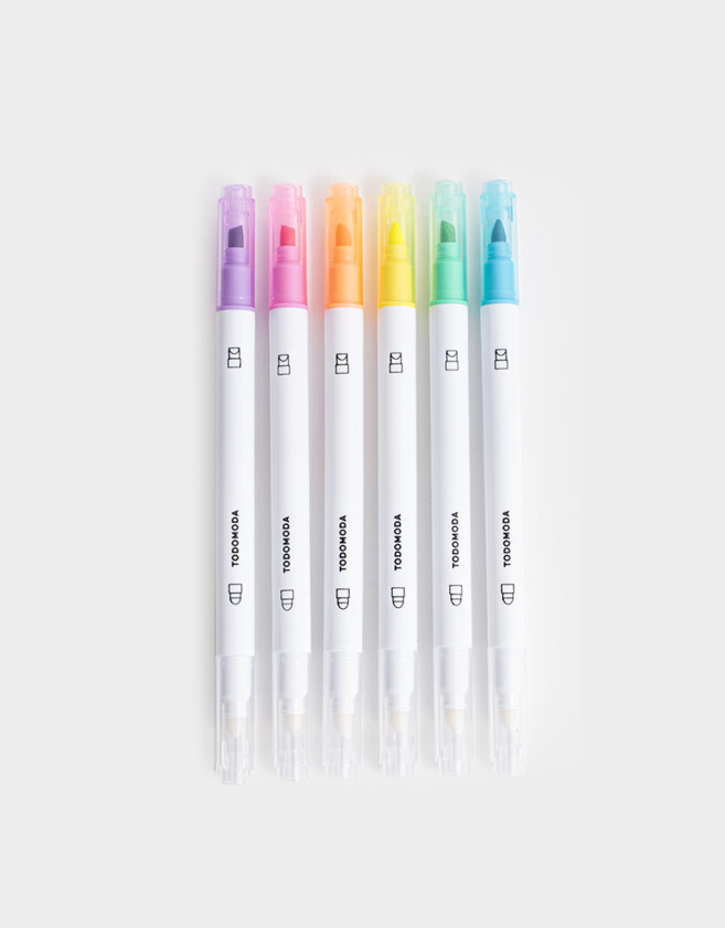 Resaltadores Set Grande Set De Resaltadores Hotel Tm - Combinacion Multicolor