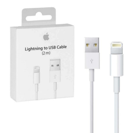 OUTLET- Cable de datos Apple Original Lightning a USB 2mts OUTLET- Cable de datos Apple Original Lightning a USB 2mts