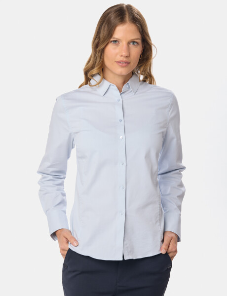 CAMISA LISA Celeste