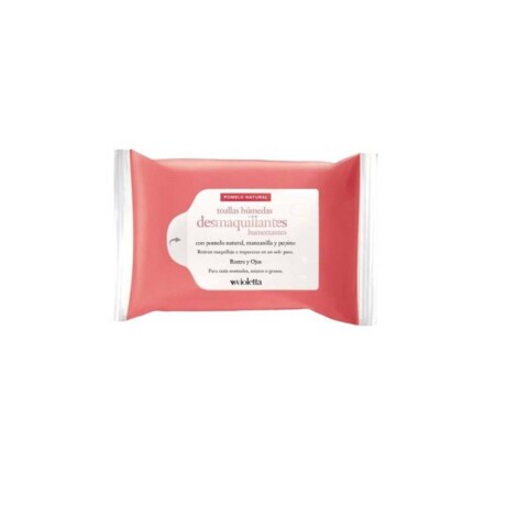 Toallas Desmaquillantes Violetta Pomelo Natural 25 unidades Toallas Desmaquillantes Violetta Pomelo Natural 25 unidades