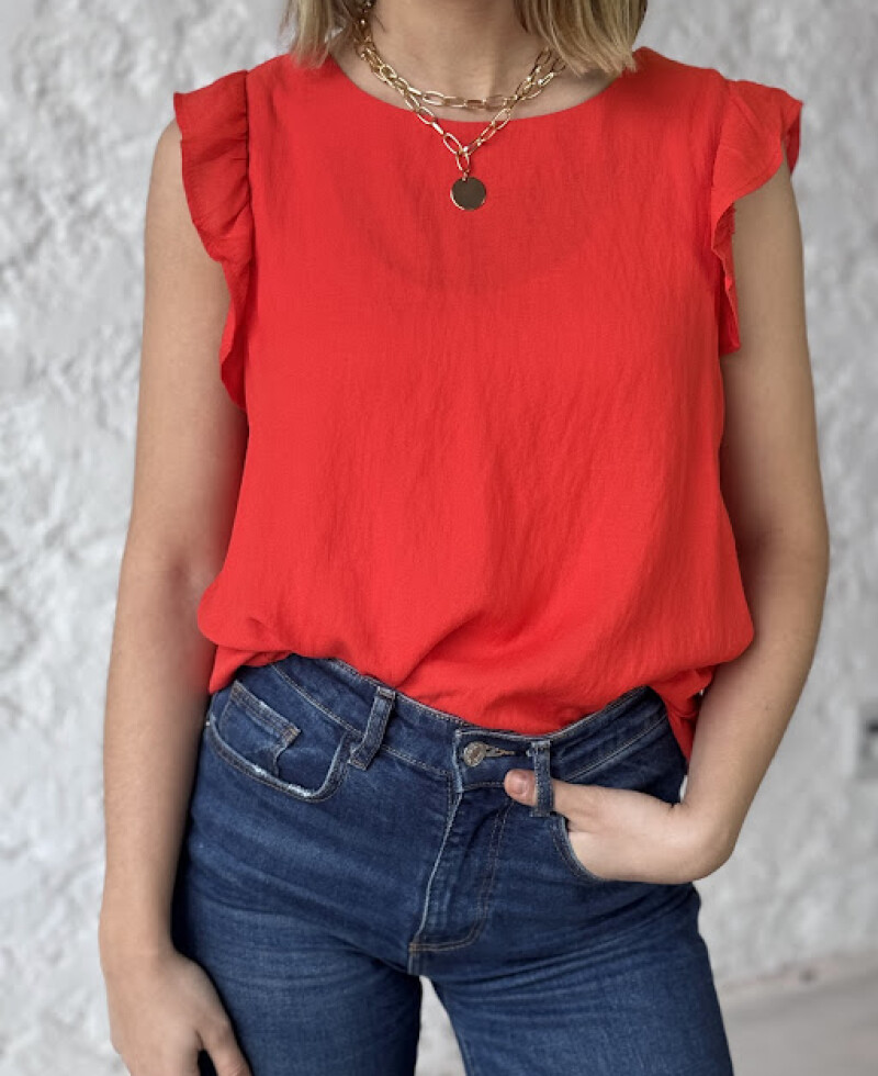 Blusa Valeria roja