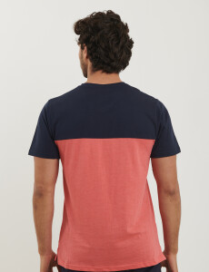 520771 T-SHIRTS NAVIGATOR Azul Osc/coral
