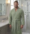 Bata Baño Dohler Velour 100% Algodón Talle P al XXG Verde