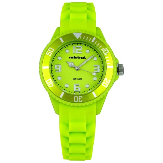 Reloj Mistral Deportivo Silicona Verde 0