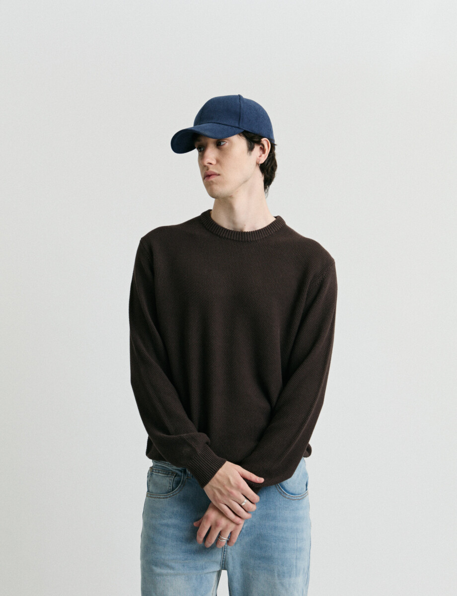 470982 SWEATER HARRY Chocolate