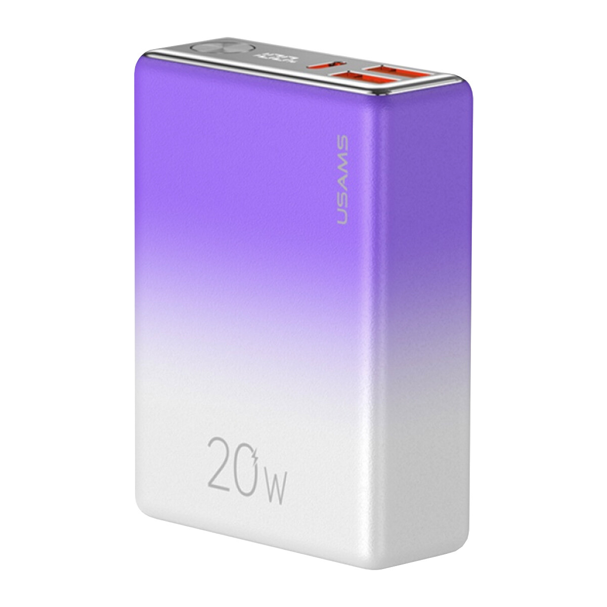 Power Bank Usams Cd-192 20 W - POWERBANK USAMS CD192 20W QC3 VIOLETA 