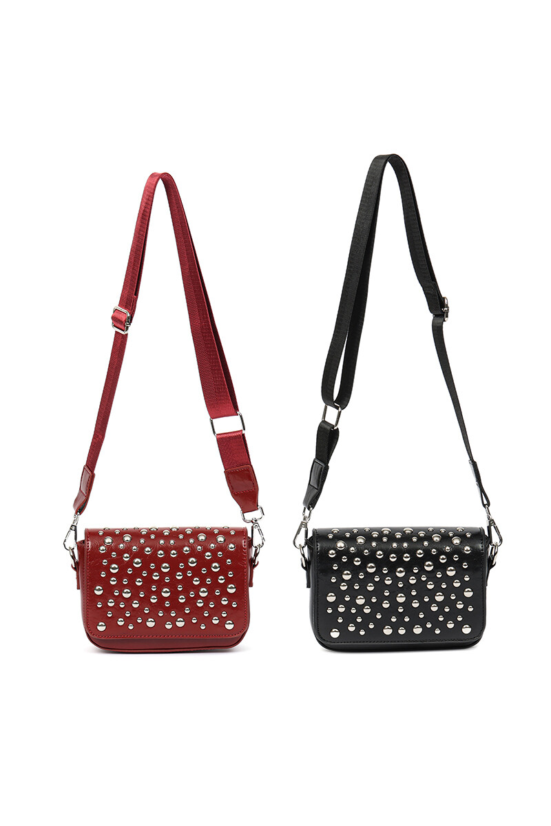 Bandolera Tela Bordeaux