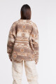 Buzo Logo Azteca Beige