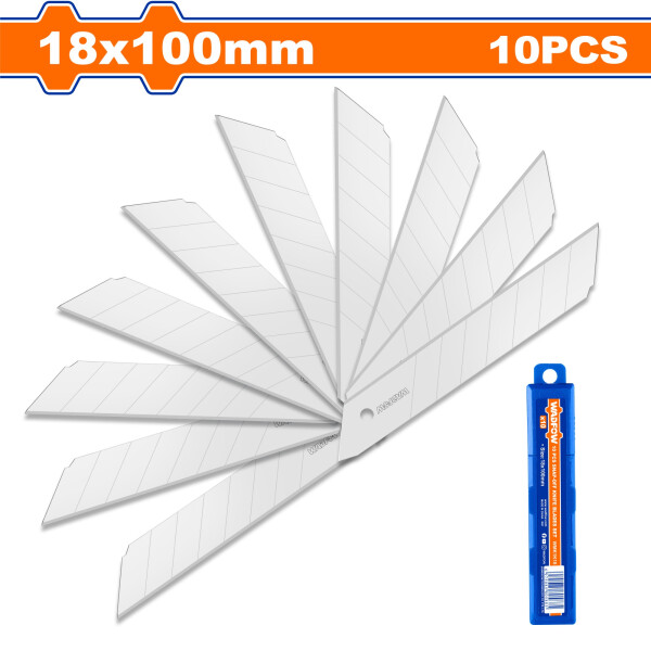 SET X 10 HOJAS REPUESTO TRINCHETA 18X 100MM WADFOW SET X 10 HOJAS REPUESTO TRINCHETA 18X 100MM WADFOW