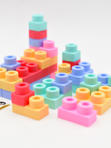 JUEGO DE CONSTRUCCION TURQUESA