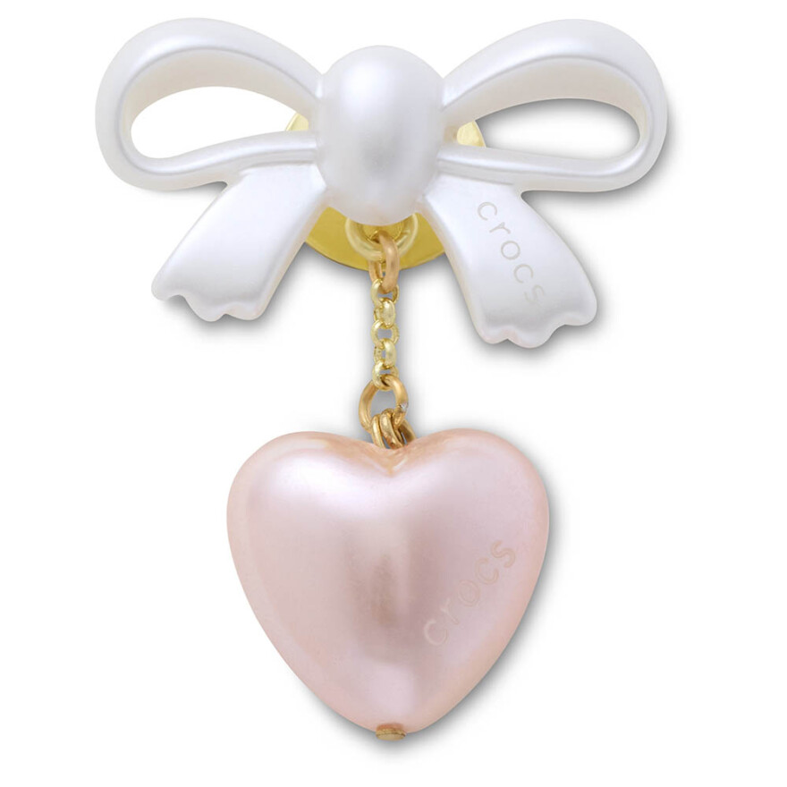 Jibbitz Bow and Heart Dangle Multicolor