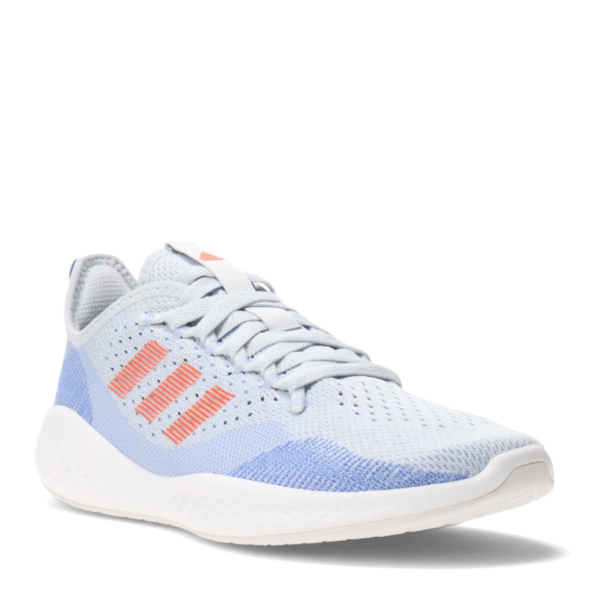 Championes de Mujer Adidas Fluidflow 2.0 - Celeste - Rojo 