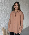 Camisa Tachas terracota