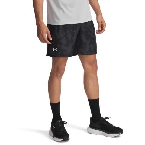 UA LAUNCH 7'' PRINT SHORTS-BLU GRY-016