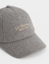 Caps Denim Gorra Bordada Gris Melange - Gris Melange