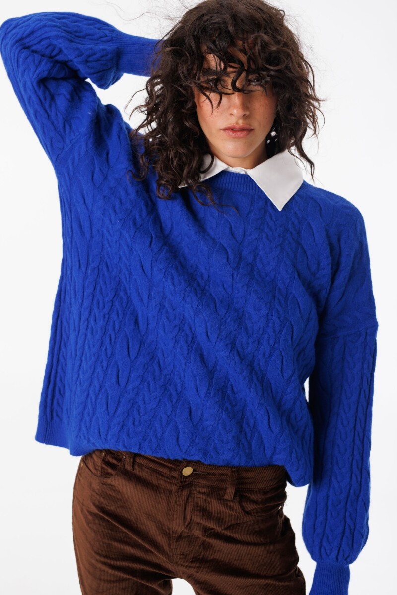 Sweater Barroco - Azul 