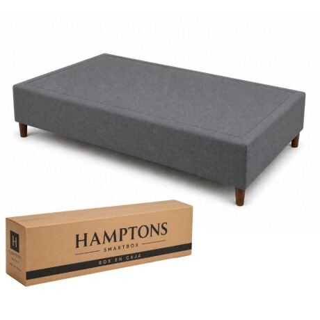 Sommier 1 Plaza Hamptons Platinum 80X185 Gris