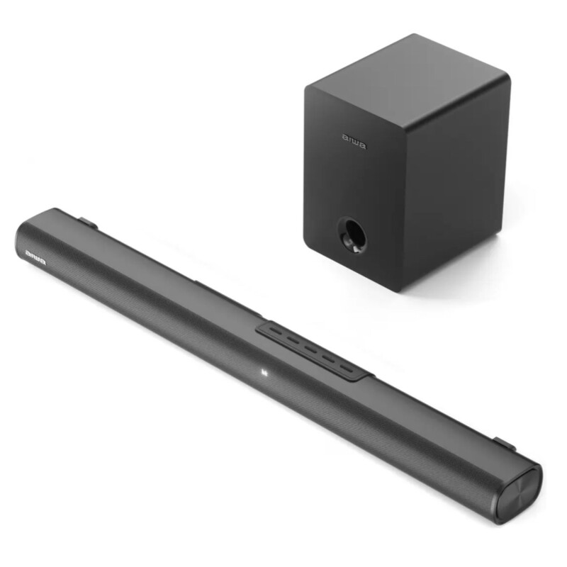 Barra De Sonido Aiwa BT 2.1 Con Subwoofer Modelo Awsbh16 Barra De Sonido Aiwa BT 2.1 Con Subwoofer Modelo Awsbh16