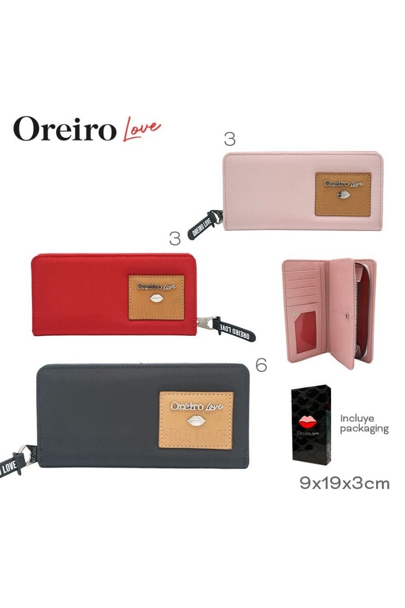 Billetera Las Oreiro Rosado