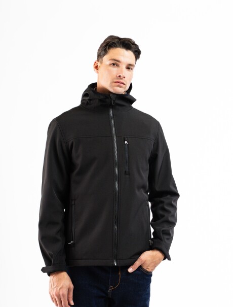 Campera Neopreno con Capucha Negro