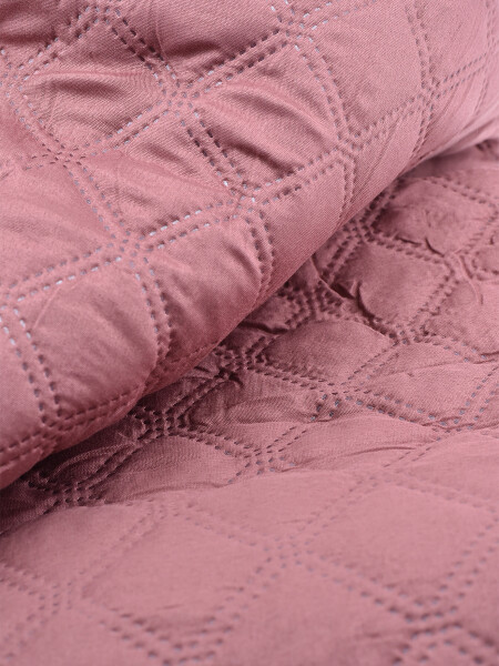 COLCHA 2 PLAZAS TERRACOTA