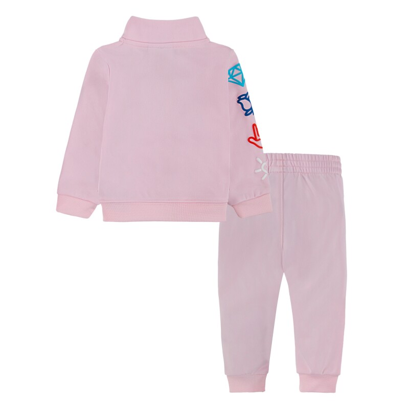 NKG XO SWOOSH TRICOT SET Rosado