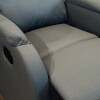 Sillón Recliner 1 Cuerpo Cuero Sintético - Adri Grafito
