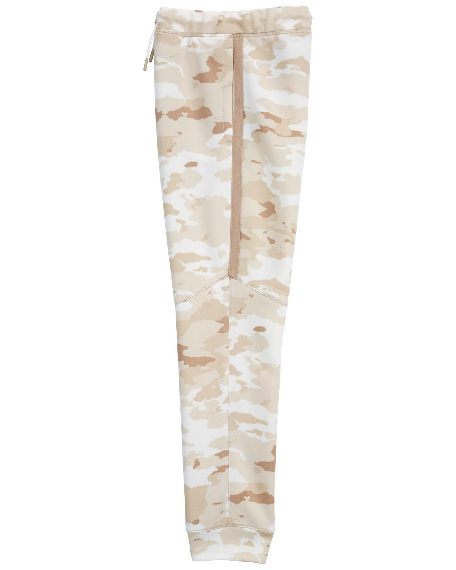 Pantalón de algodón, con cordón, diseño camuflado Sin color