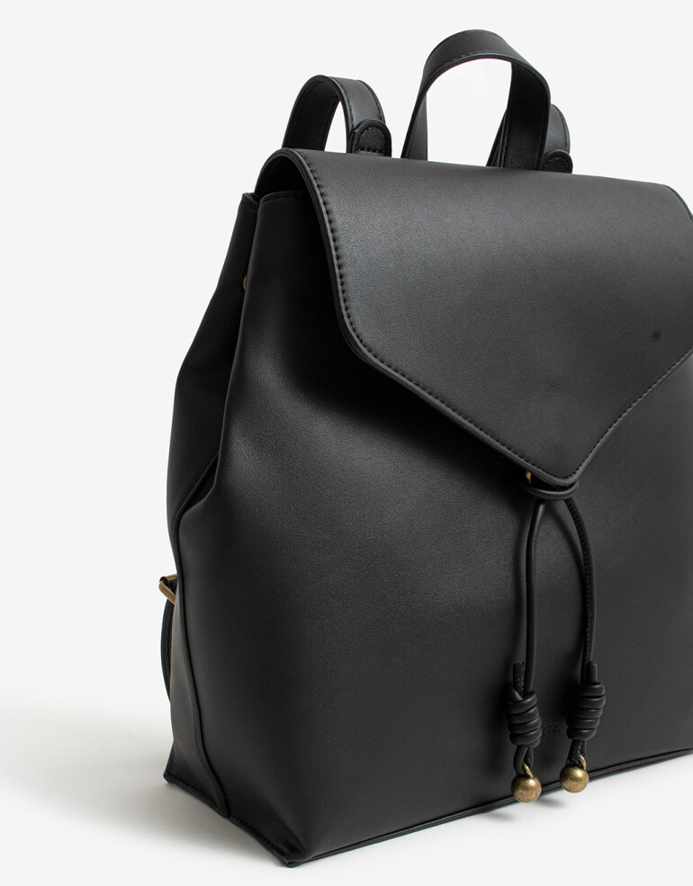 Mochilas Urbanas Mochila Con Charm - Negro