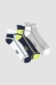 Media corta deportiva con terry umbro pack x3 Variante 38