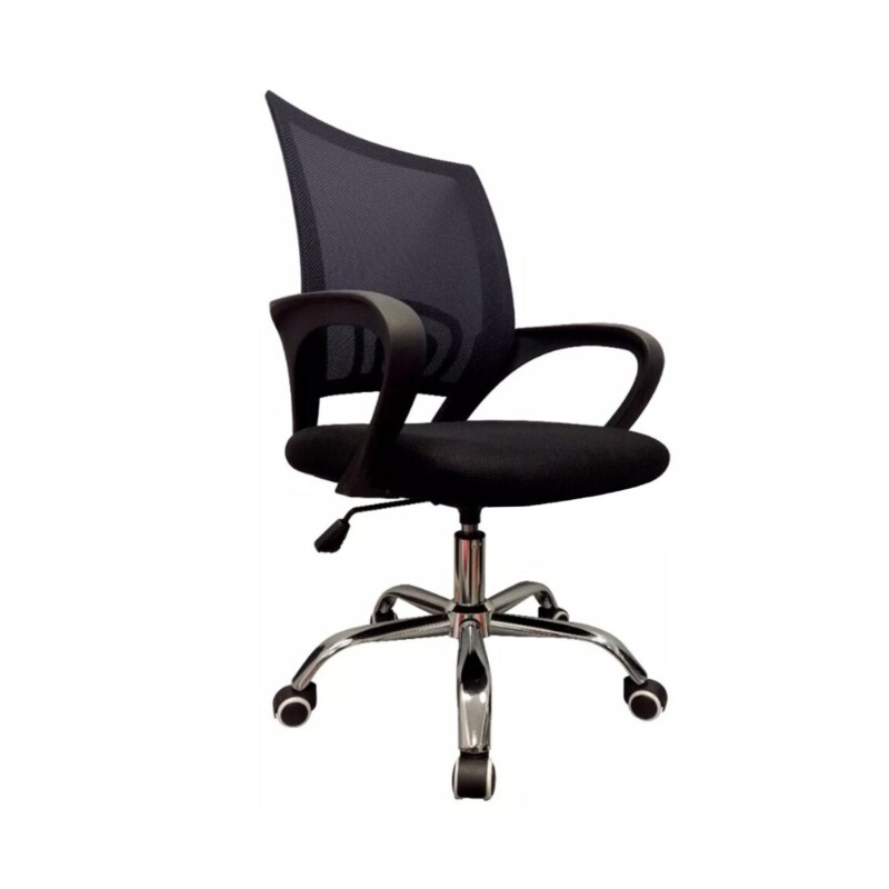 Silla Ejecutiva Ezri Lumax Ergonómica Con Respaldo Mesh Transpirable Para Oficina Negro