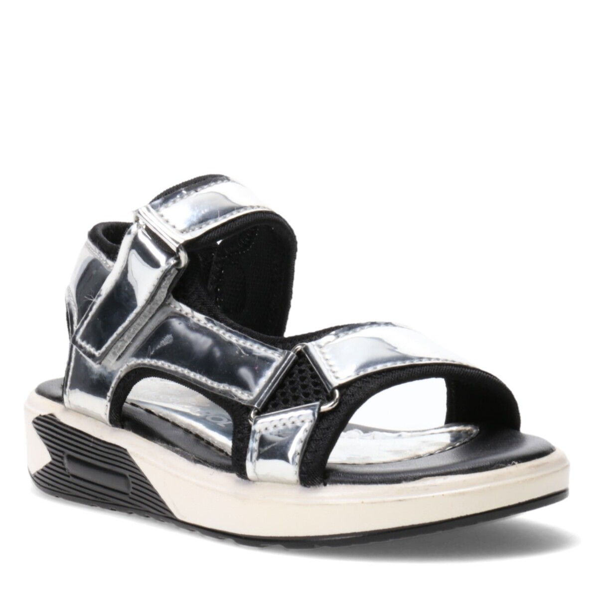 Sandalias de Niña MINI Miss Carol TUNIA deportiva de charol - Plateado 
