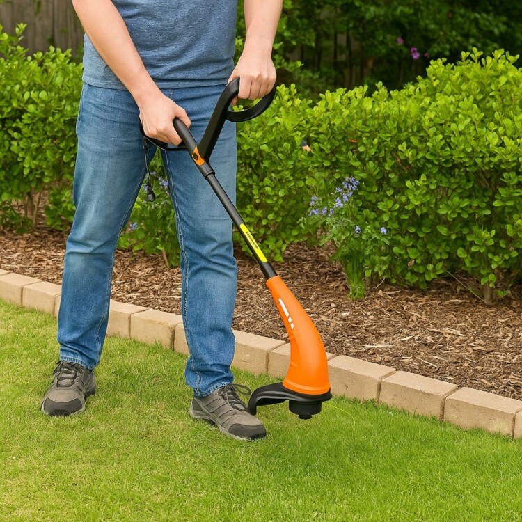 BORDEADORA ELECTRICA AP1000T TRAMONTINA 1000W NARANJA