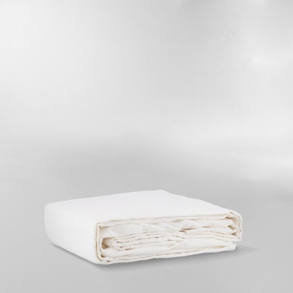 SÁBANA FRENCH FLAX LINEN Blanco - SUPER KING