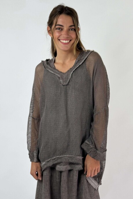 TOP AMAPOLA Marron