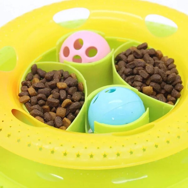 Juguete Gato Multifuncion Comida Interactivo Pelotas 1 Nivel Juguete Gato Multifuncion Comida Interactivo Pelotas 1 Nivel