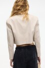 CHAQUETA CON CAMIS Beige
